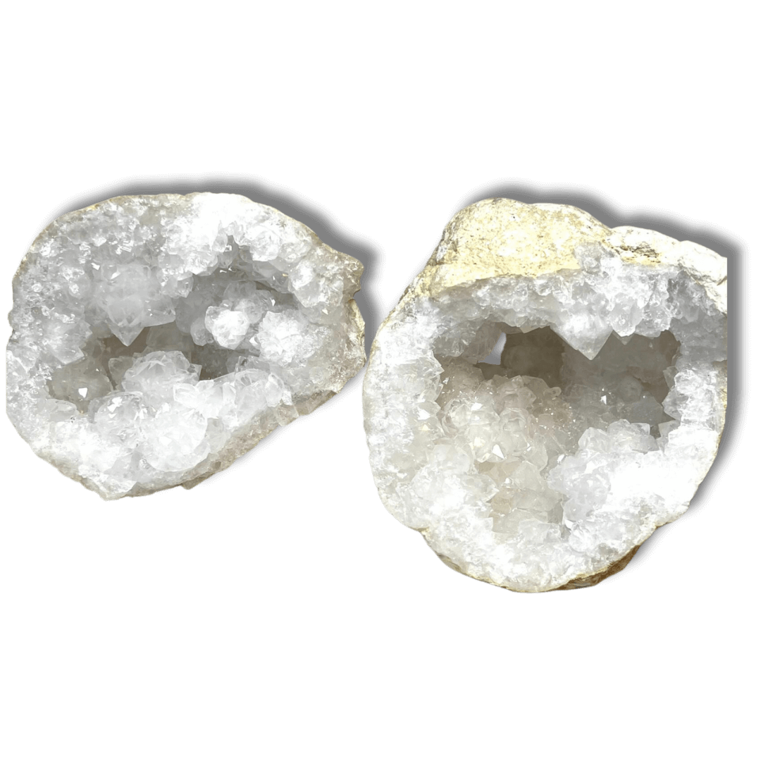 Geoda de Cuarzo Blanco Grande - Joyero Limpia Piedras