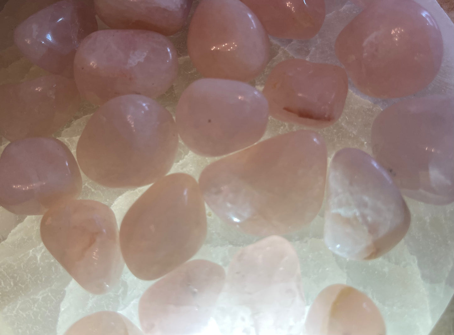 Piedra Cuarzo Rosa - Amor y Corazón