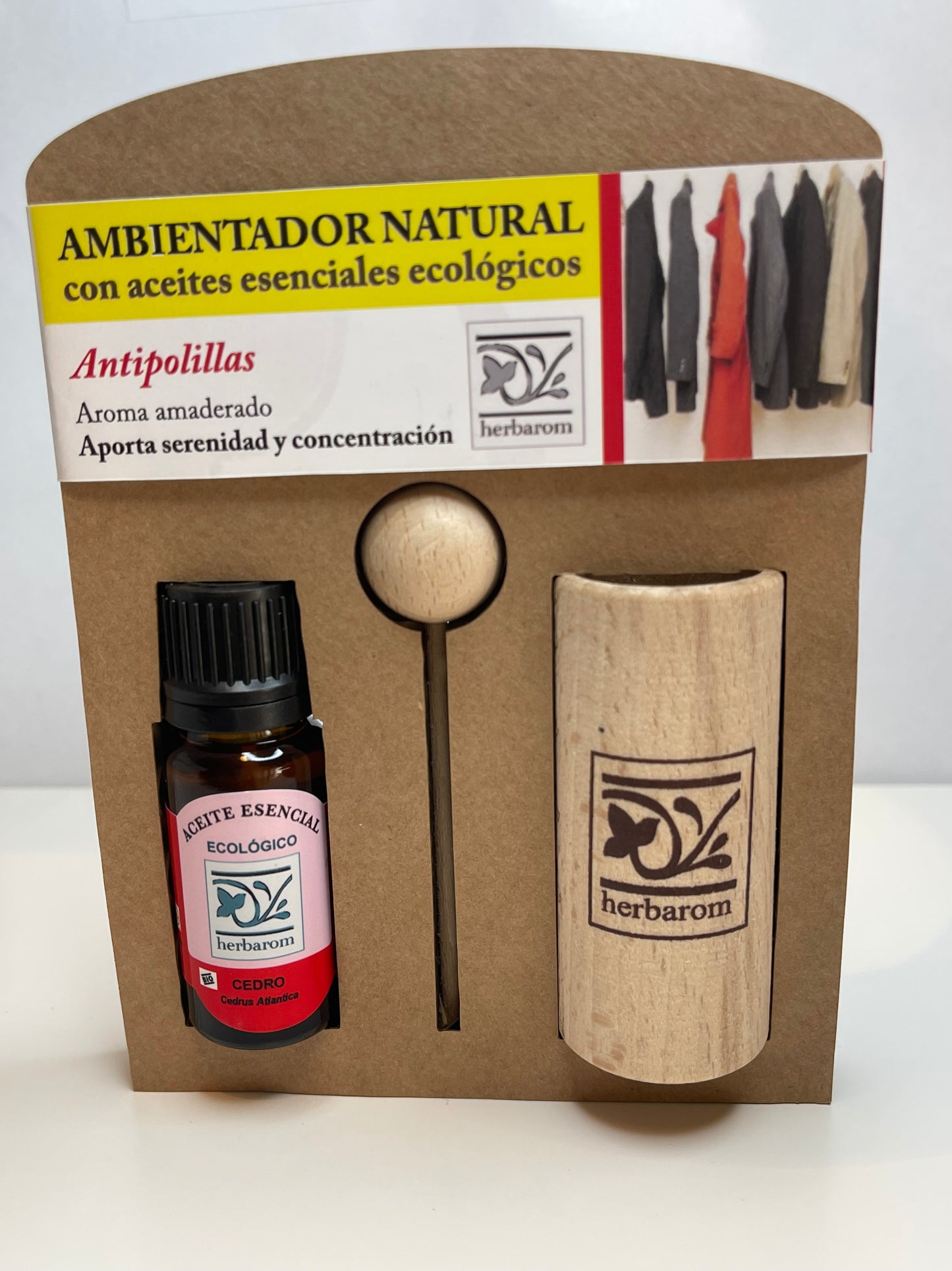 Pack Antipolillas amaderado -Serenidad y Concentración