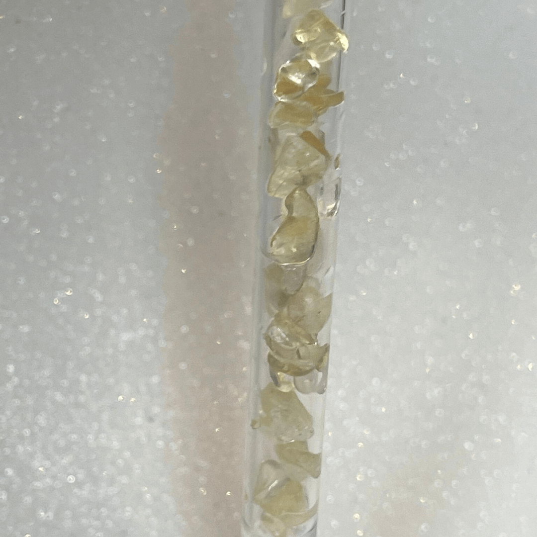 Pajita Cristal Citrino - Alegria