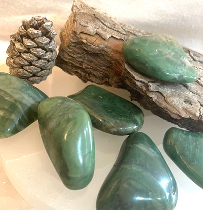Piedra Jade Rodado Abundancia y Éxito